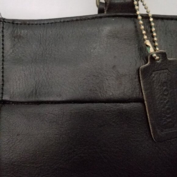 Authentic Vintage 1960's Black Coach Bonnie Cashin Legacy DoubleKiss Lock Purse - Picture 2 of 13